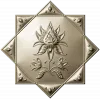 Lotus Star Rosette - STL 3D model for CNC routing