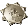 Lotus Star Rosette - STL 3D model for CNC routing
