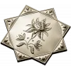 Lotus Star Rosette - STL 3D model for CNC routing