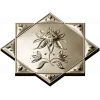 Lotus Star Rosette - STL 3D model for CNC routing