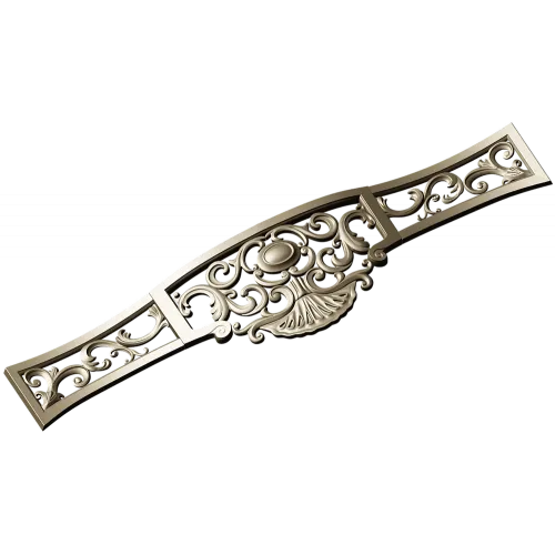 Классический резной картуш для фасада - STL для ЧПУ