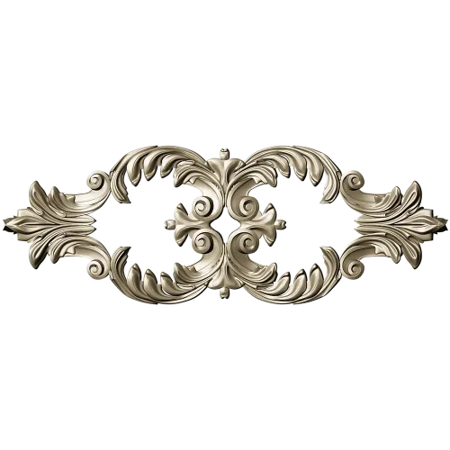 Ornate Acanthus Centerpiece - STL 3D model for CNC milling