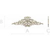 Royal Baroque Crest - STL 3D model for CNC