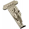 Ionic Caryatid Pilaster STL for CNC Carving