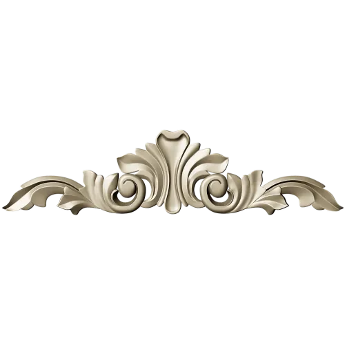 Acanthus Crest Decorative STL for CNC