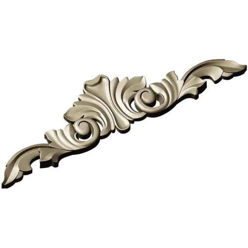 Acanthus Crest Decorative STL for CNC