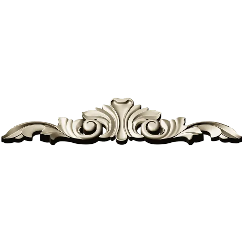 Acanthus Crest Decorative STL for CNC