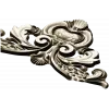Baroque Acanthus Crest STL for CNC