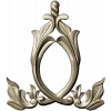 Aureate Acanthus Cartouche - STL 3D model for CNC