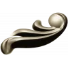 Acanthus Corner Ornament STL - High-Relief 3D Model for CNC