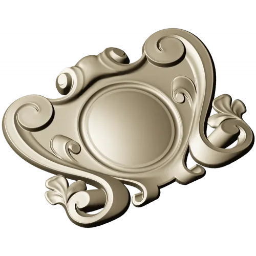 Рокайльный картуш для фрезера - STL 3D модель