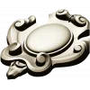 Regal Oval Cartouche - STL 3D model for CNC carving