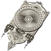 Aurelia Sunburst Medallion - detailed STL 3D model for CNC carving