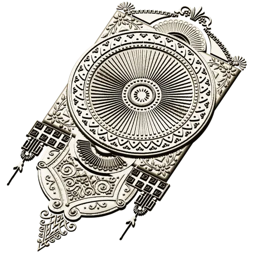 Aurelia Sunburst Medallion - detailed STL 3D model for CNC carving