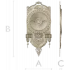 Aurelia Sunburst Medallion - detailed STL 3D model for CNC carving