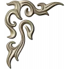 Acanthus Corner Relief STL for CNC Milling