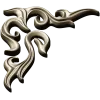 Acanthus Corner Relief STL for CNC Milling