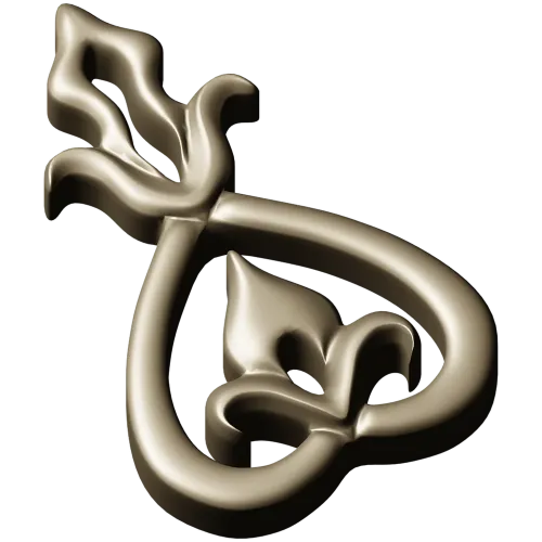 Teardrop Fleur Applique STL for CNC carving