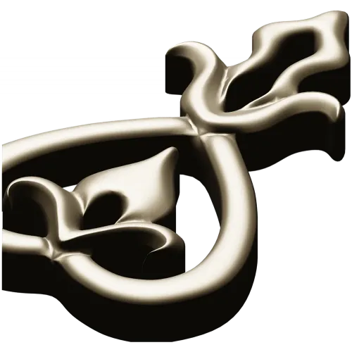 Teardrop Fleur Applique STL for CNC carving