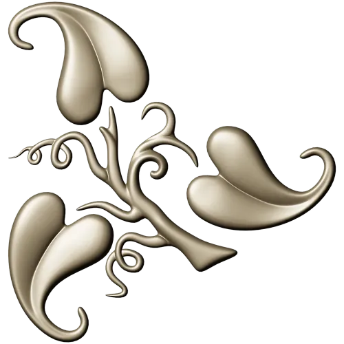 Elegant Acanthus Corner Ornament - STL 3D Model for CNC