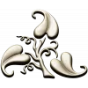 Elegant Acanthus Corner Ornament - STL 3D Model for CNC