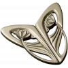 Art Nouveau Leaf Cartouche - STL 3D model for CNC