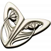 Art Nouveau Leaf Cartouche - STL 3D model for CNC