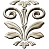 Орнамент "Лира" - 3D модель STL для ЧПУ, декоративный картуш