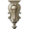 Ornate Baroque Cartouche STL for CNC Routing and Furniture Applique