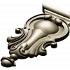 Ornate Baroque Cartouche STL for CNC Routing and Furniture Applique