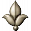 Leaf Fleuron STL 3D Model for CNC