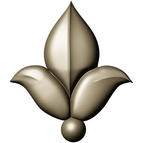 Leaf Fleuron STL 3D Model for CNC