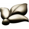 Leaf Fleuron STL 3D Model for CNC