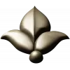 Leaf Fleuron STL 3D Model for CNC