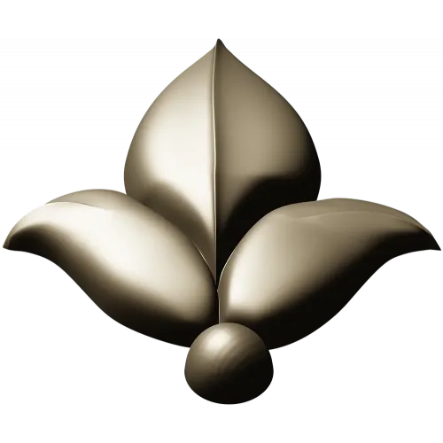Leaf Fleuron STL 3D Model for CNC