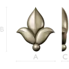 Leaf Fleuron STL 3D Model for CNC