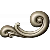 Baroque Scroll Leaf - STL 3D model for CNC carving
