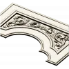 Baroque Arched Panel STL for CNC Routing
