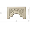 Baroque Arched Panel STL for CNC Routing