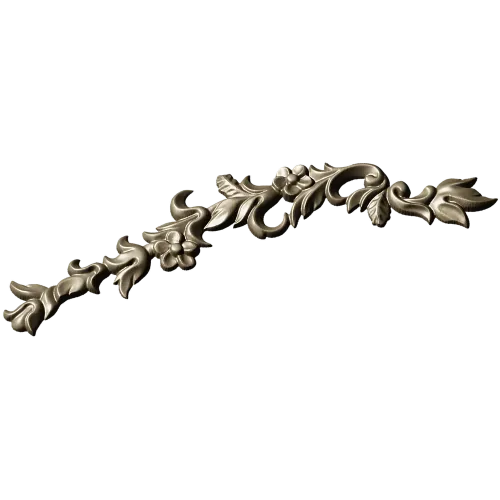 Ornamental Floral Vine Applique STL for CNC Router