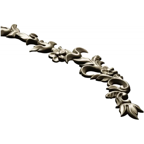 Ornamental Floral Vine Applique STL for CNC Router