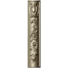 Вертикальная декоративная накладка "Розовый картуш" - STL для ЧПУ
