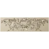 Baroque floral frieze STL 3D model for CNC