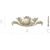 Royal Medallion Cartouche - STL 3D Model for CNC Relief