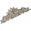 Rococo Crown Pediment - STL 3D model for CNC carving