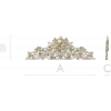Rococo Crown Pediment - STL 3D model for CNC carving