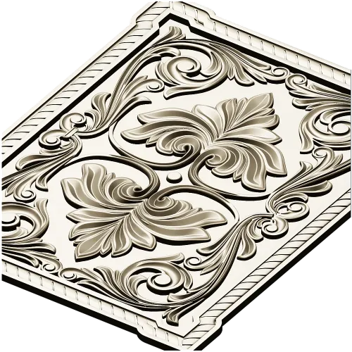 Regal Palmette Panel - STL 3D model for CNC decorative panel