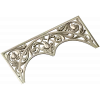 Acanthus triple-arch decorative panel STL for CNC