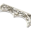 Acanthus triple-arch decorative panel STL for CNC