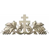 Vineyard Cross Crest - high-relief STL 3D model for CNC